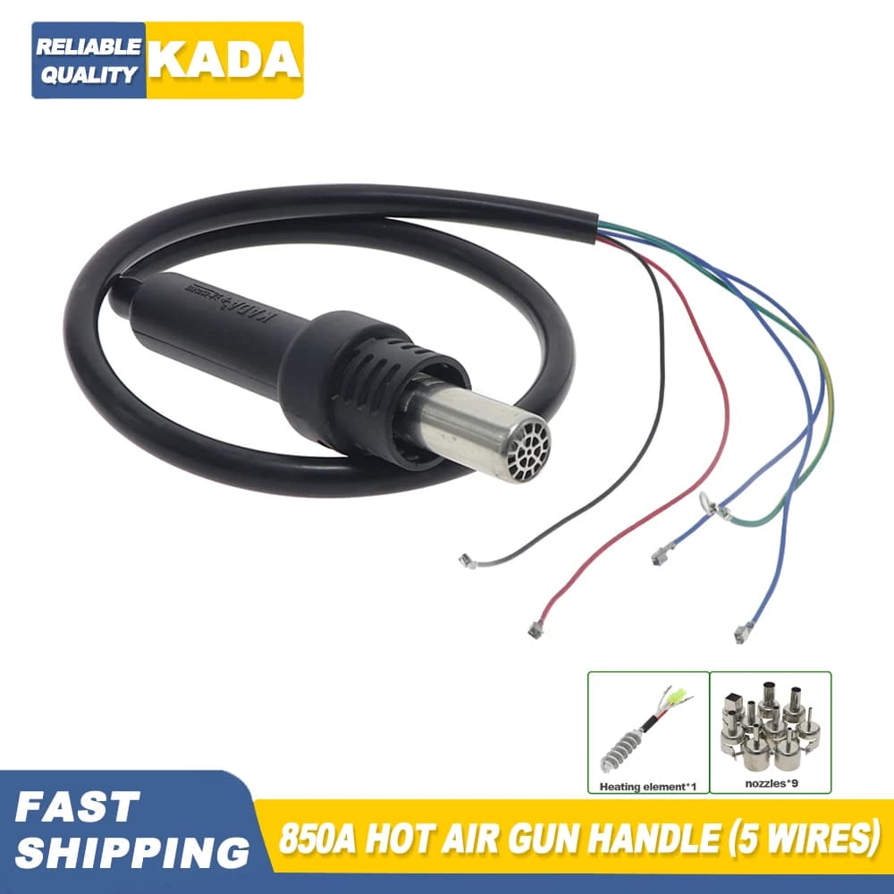 Maniglia per pistola ad aria calda KADA 850A Maniglia per stazione di saldatura tipo pompa ad aria per stazione dissaldante KADA 850D 852D 852D + 852D++ 950 950D