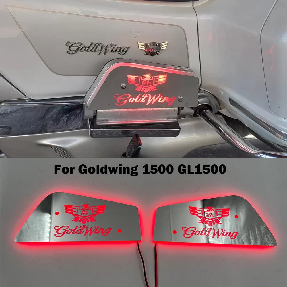 Per GoldWing GL 1500 Accessori Moto Nuovo LED Floorboard copre illuminazione a LED Poggiapiedi Decorazione Per Goldwing1500