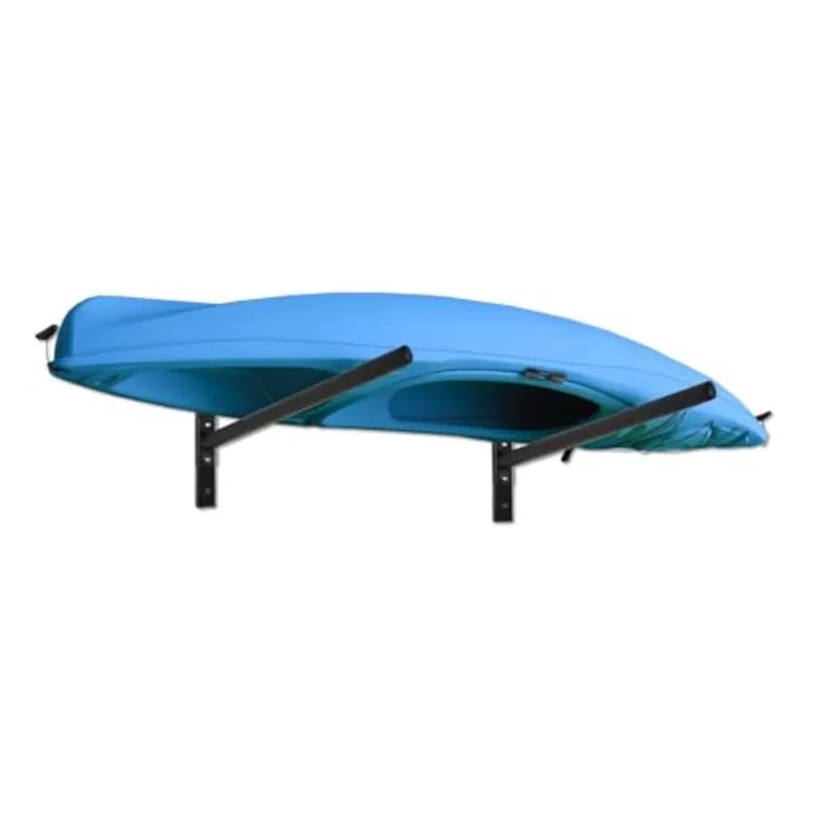 Supporto da Parete Regolabile per Kayak, Canoa e Paddle Board, Robusto Porta Kayak da Parete per Interni ed Esterni