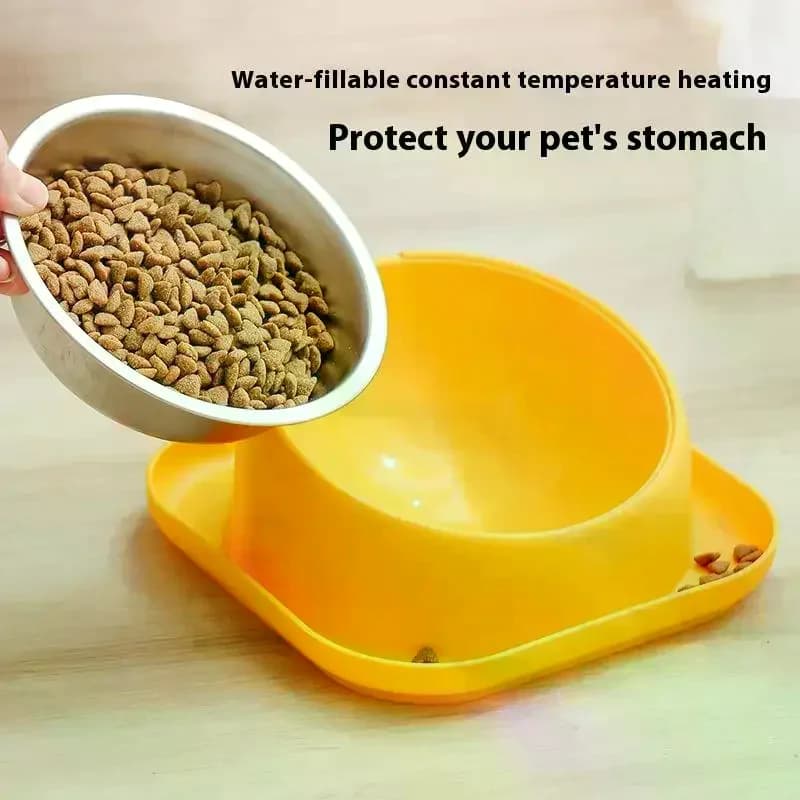 Ciotola per animali domestici Ciotola obliqua Bacino per cibo per cani Anti-detonazione Ciotola per cani Protezione della colonna vertebrale cervicale Bacino per cibo per gatti in acciaio inossidabile Alimentatore per animali domestici