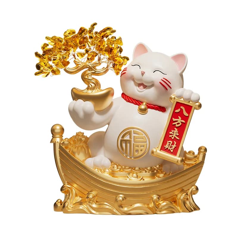 DSA Lucky Cat Fortune Tree Bafanglai Ornament New Store Opening Gift Company Cashier Front Desk Bar Store