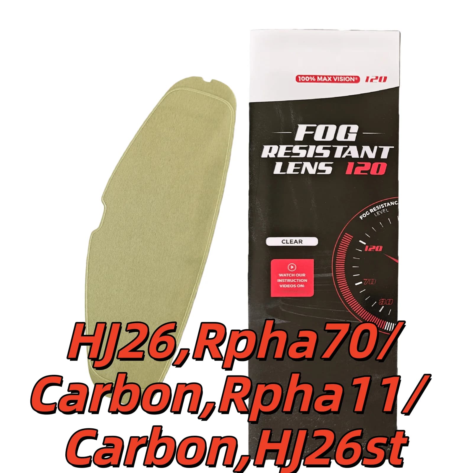 HJ26 Anti Fog Film for HJC Rpha70,Rpha70 Carbon,Rpha11,Rpha11 Carbon,HJ26st,HJ26 Motorcycle Helmet visor Anti Fog Insert
