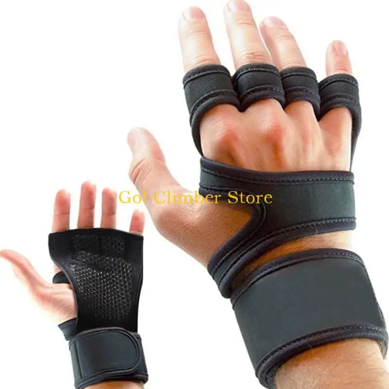 Q84C Gym Gym Bodybuilding Gloves half finger Protected