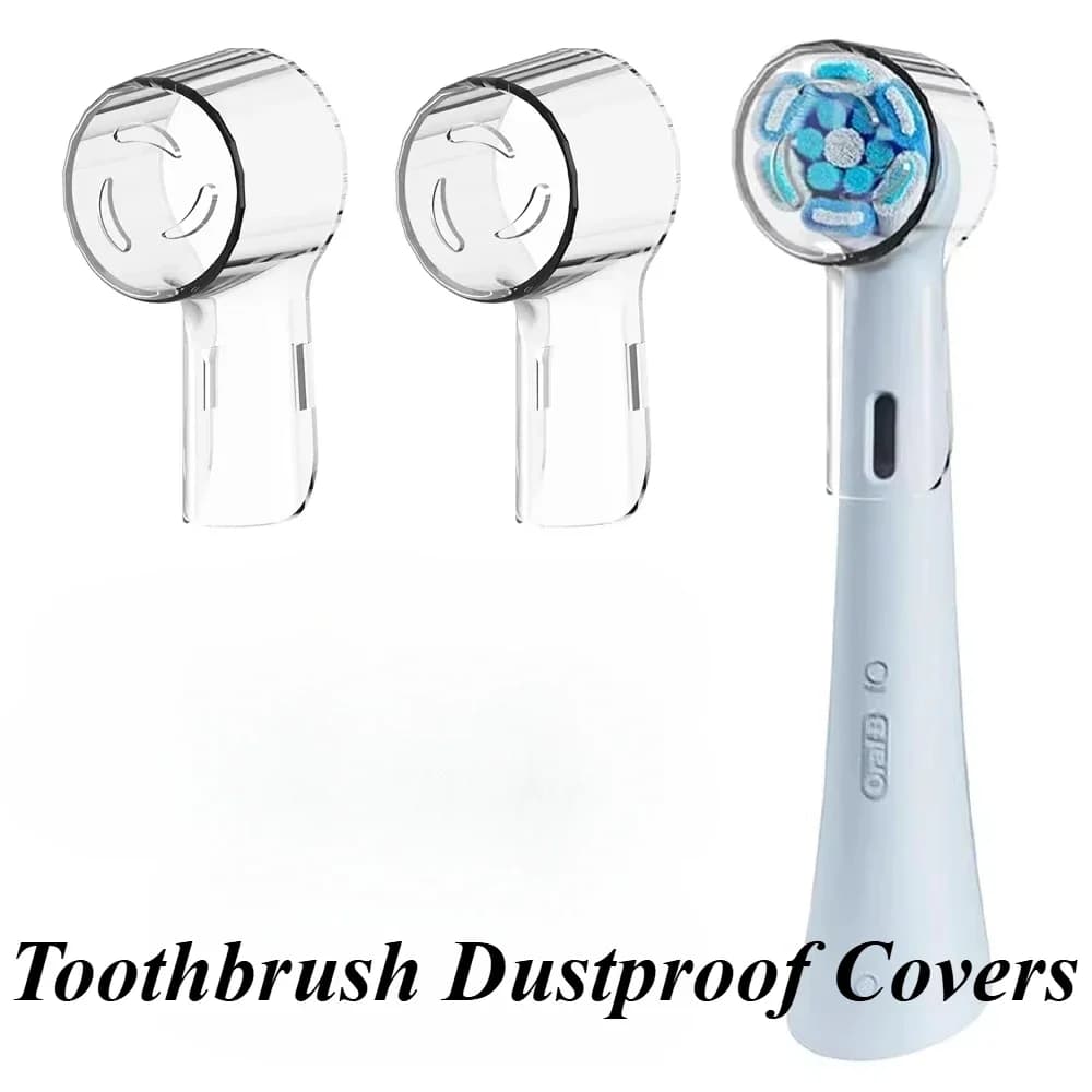 Toothbrush Head Dustproof Covers Caps For Oral B Replacement Brush Heads and iO Series Electric Toothbrush Head Protector 4/8PCS