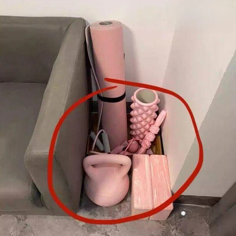 Mobile Yoga Mat Storage Basket with Wheels Fitness Sports Equipment Organizer Dustproof Multi-functional Home Storage