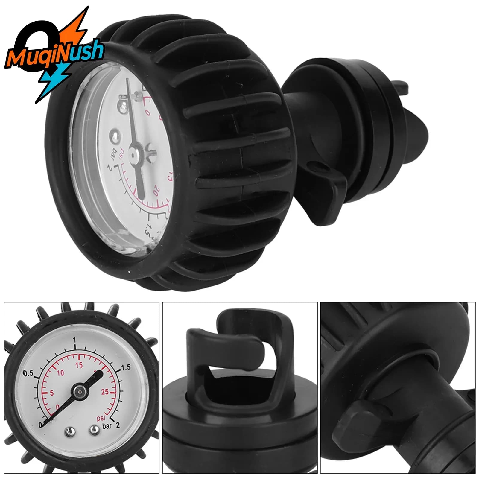 MuqiNush 30 PSI SUP Inflatable Pump Pressure Gauge PVC Air Pressure Measuring Meter Air Valve Gauge For Paddle Board Raft Kayak