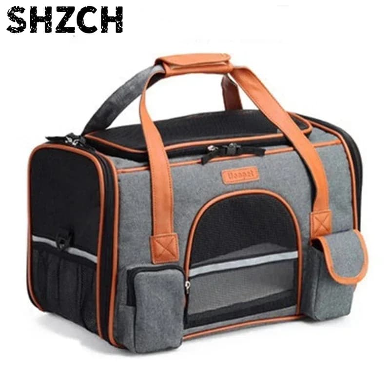 Crossbody Bag Solid Color Multipurpose Shoulder Bag Pet Carrier for Cats Dogs Stuff Dog Carrier Crossbody Dog Bag Pet Backpack