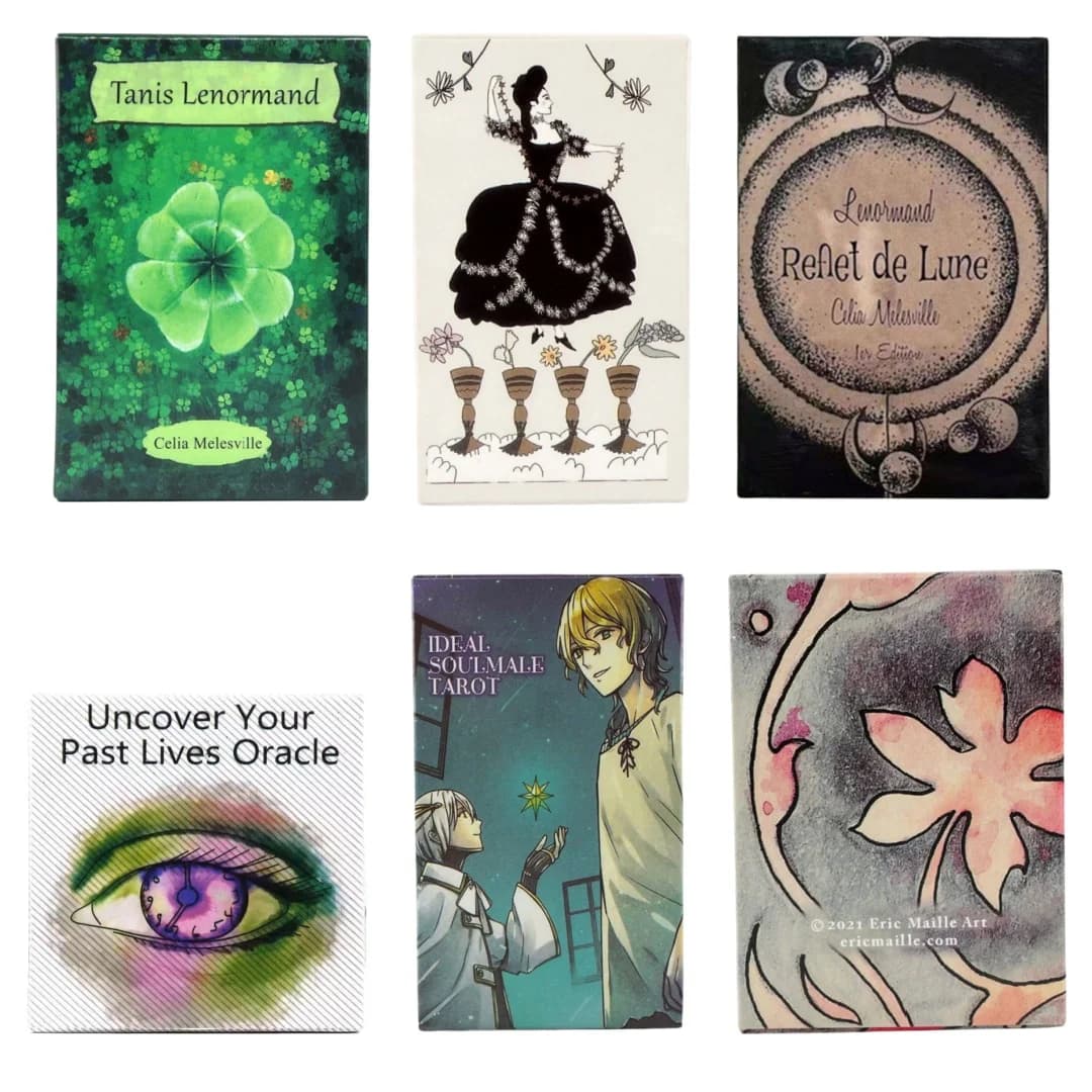 Vintage Oracle Card Set, Beginner-Friendly Design, Relationship-Building Tabletop Game, Perfect for Party Activities Holiday Gift