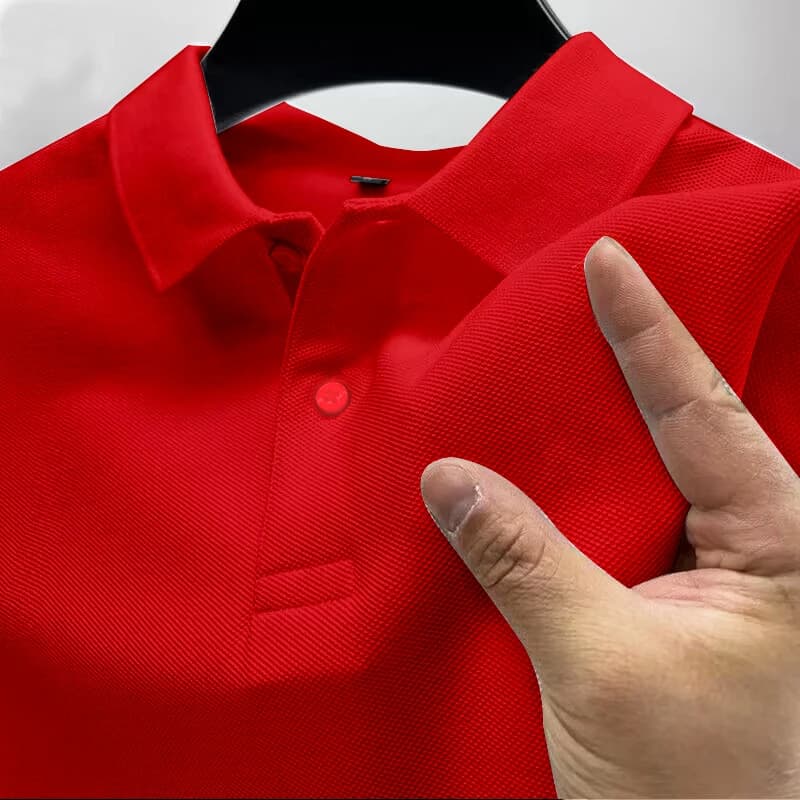 Golf Polo Shirt Men's Business Polo Collar Half Sleeved Top New Summer Casual Short Sleeved T-shirt for Men An