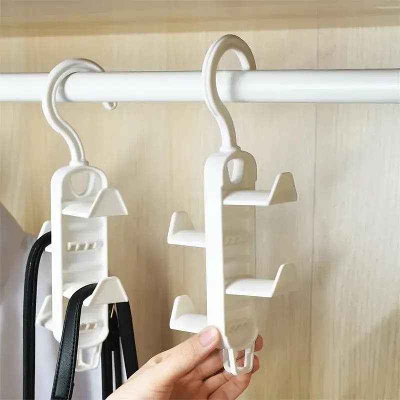 Ganci appendiabiti multistrato Guardaroba Vestiti Sciarpa Borsa Organizzatore per cappelli Appendiabiti Appendiabiti per armadio Ganci salvaspazio per la casa