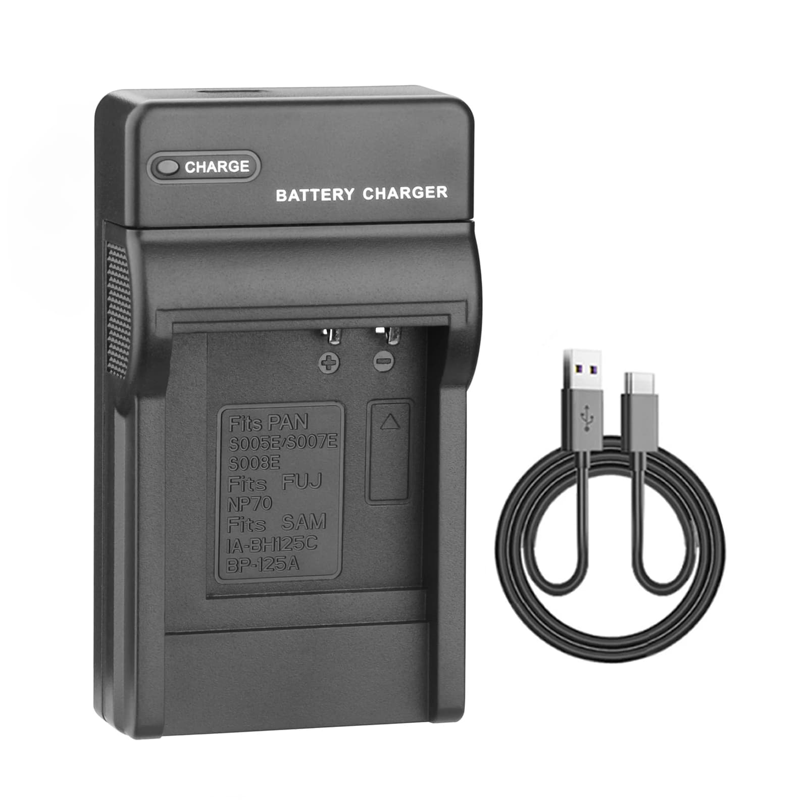 Charger for Panasonic CGA-S005E CGA-S005 CGA-S007E Lumix DMC-FS1 FS2 FX1 FX3 FX9 FX10 FX12 FX50 FX100 DMC-LX1 LX3