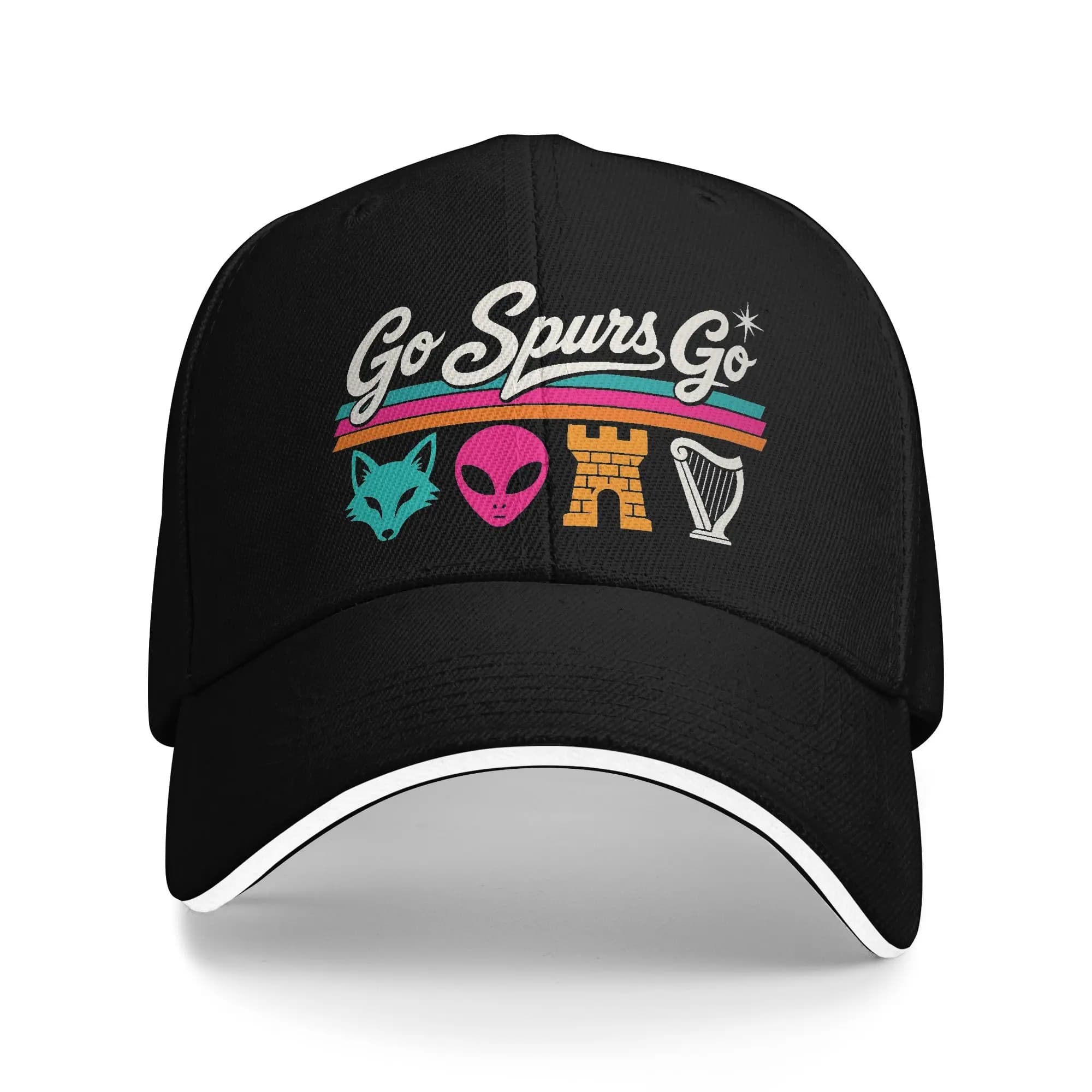 New Arrival Baseball Cap Go Spurs Go Basketball Season Game Day Wear For Men Women Trucker Hats Fashion Snapback Hat Adjustable