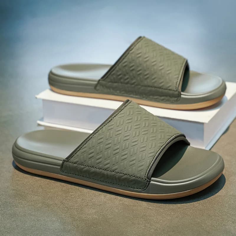 Sandali da Uomo, Ciabatte Casual Estive per Esterni, Antiscivolo, con Suola Morbida, Sportive, da Spiaggia, Comode e Traspiranti