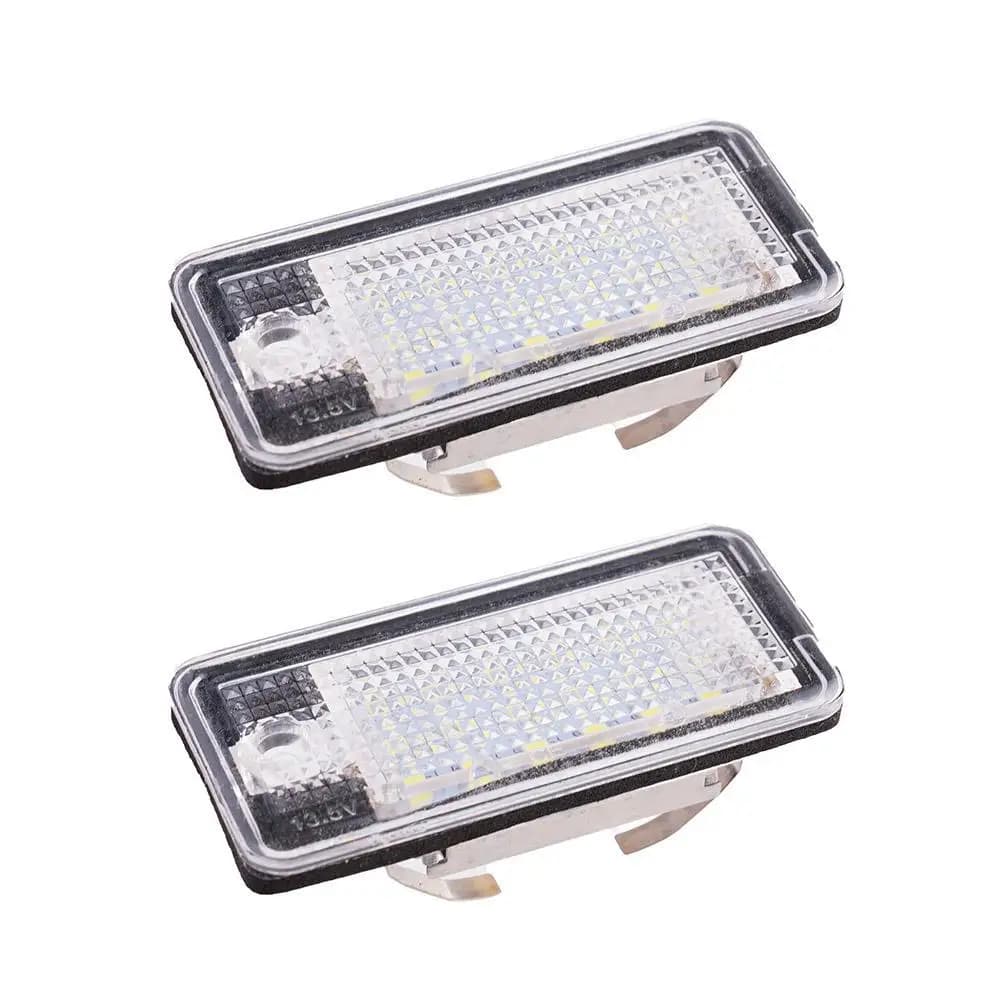 2PCS Posteriore LED Luce Della Targa Per Audi A3 S3 8P A4 S4 B6 B7 A6 C6 S6 A8 S8 Q7 RS4 RS6 Plus Avant Auto Lampada Luce