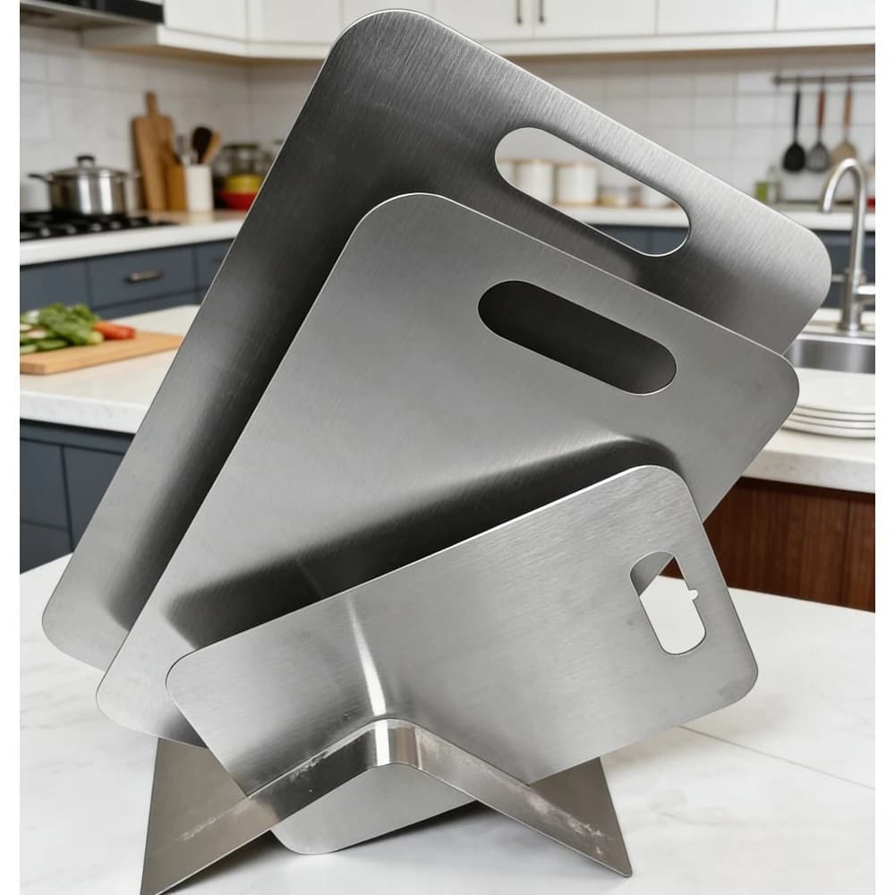 1 stainless steel cutter holder, easy to clean, dishwasher safe, kitchen organizer for healthy food preparation