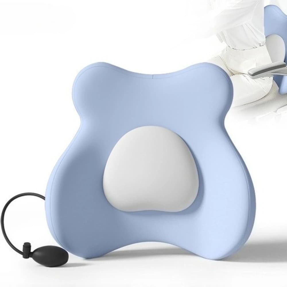 Cuscino di supporto lombare gonfiabile Cuscino di supporto lombare per auto con schienale curvo ergonomico per ufficio Cuscino di supporto per la schiena