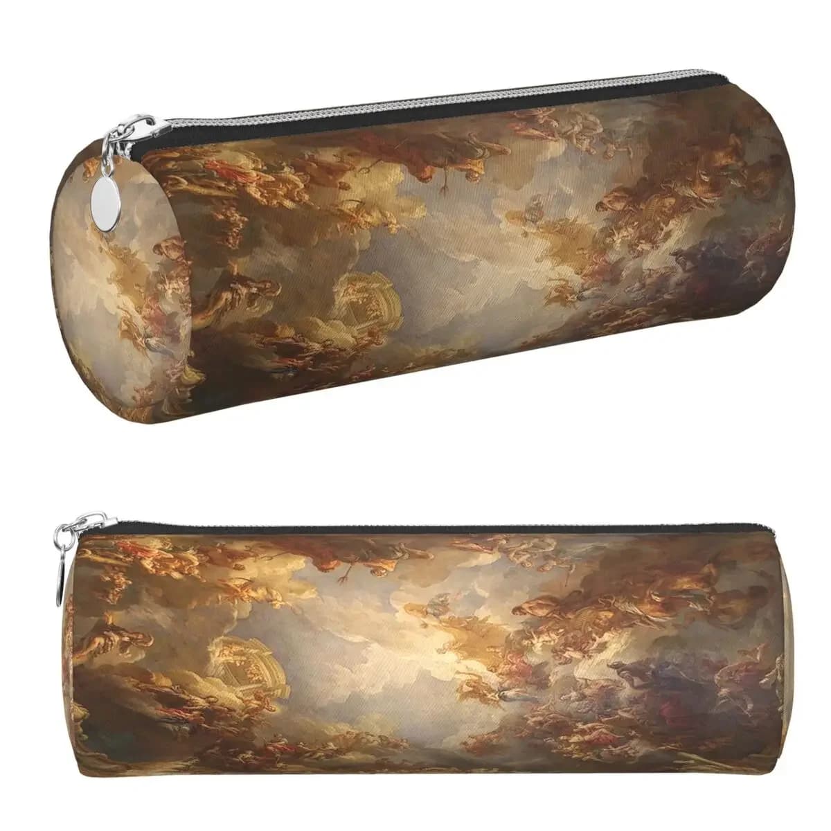 Brown Ceiling At Versailles Renaissance Panting Pencil Cases Pen Holder Cylinder Pen Box Pencil Bag for Studen School
