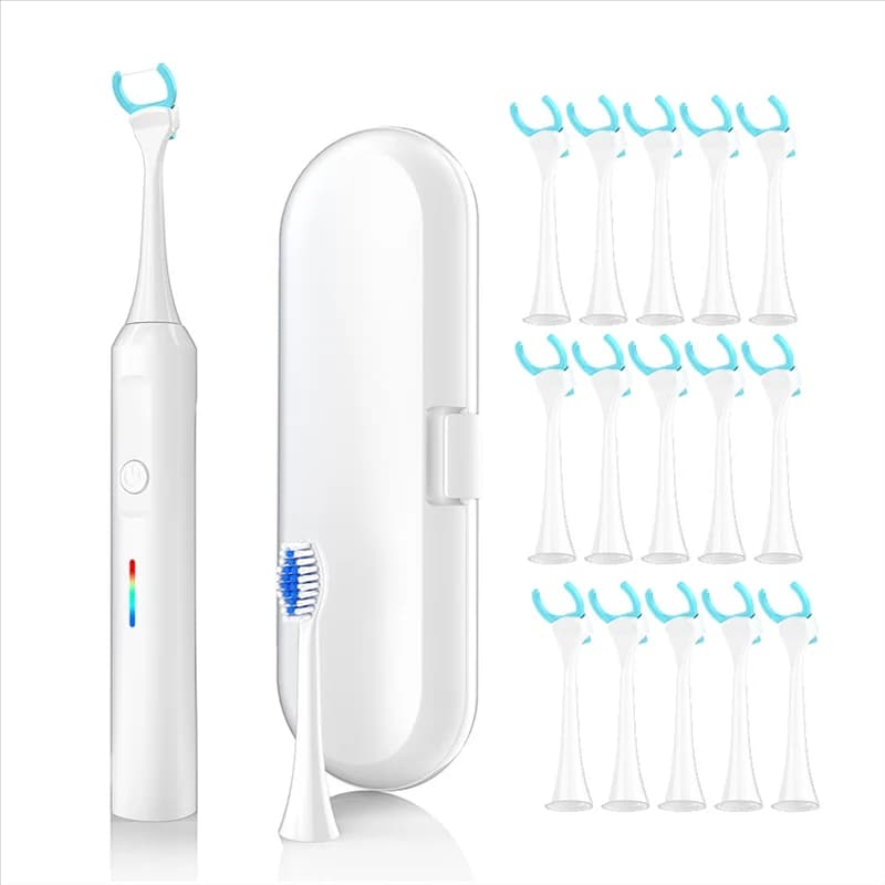 Power Flosser spare heads and electric toothbrush for home and travel Precipitation and Flossin