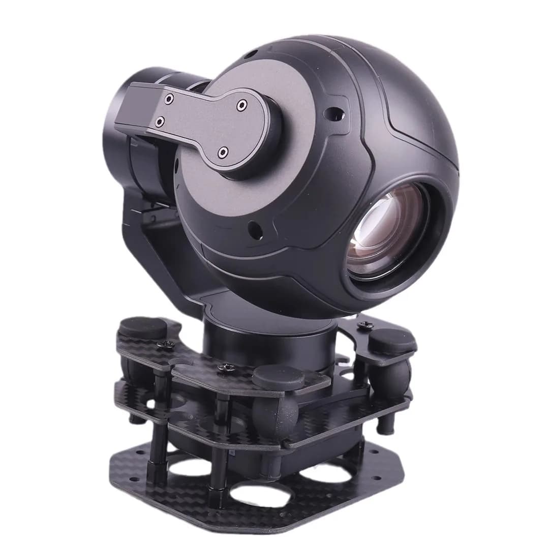 SY ZR10 Pod Ptoelektronico con Telecamera PTZ 2K, Zoom Ibrido 30x, Visione Notturna Starlight per Accessori Droni Modello Drone