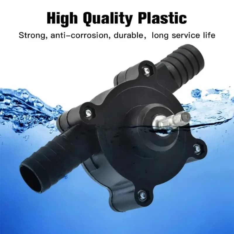 Portable Electric Drill Pumps for Self-Containing Liquid Transfer Small Pump for Home Water Outdoor Garden Equipment
