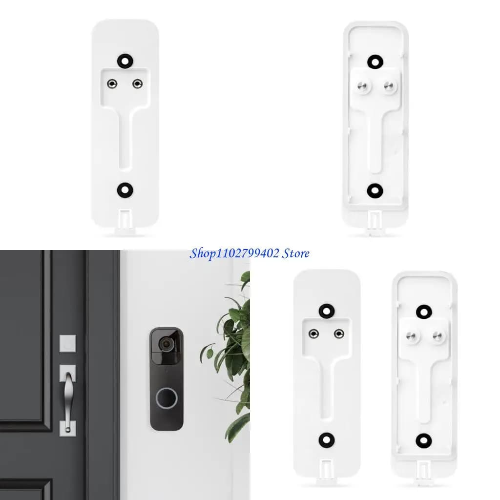 547F Versatile Backplate Sturdy Backplate Replacement for Video Doorbell Customize Your Doorbell Placement Effortlessly