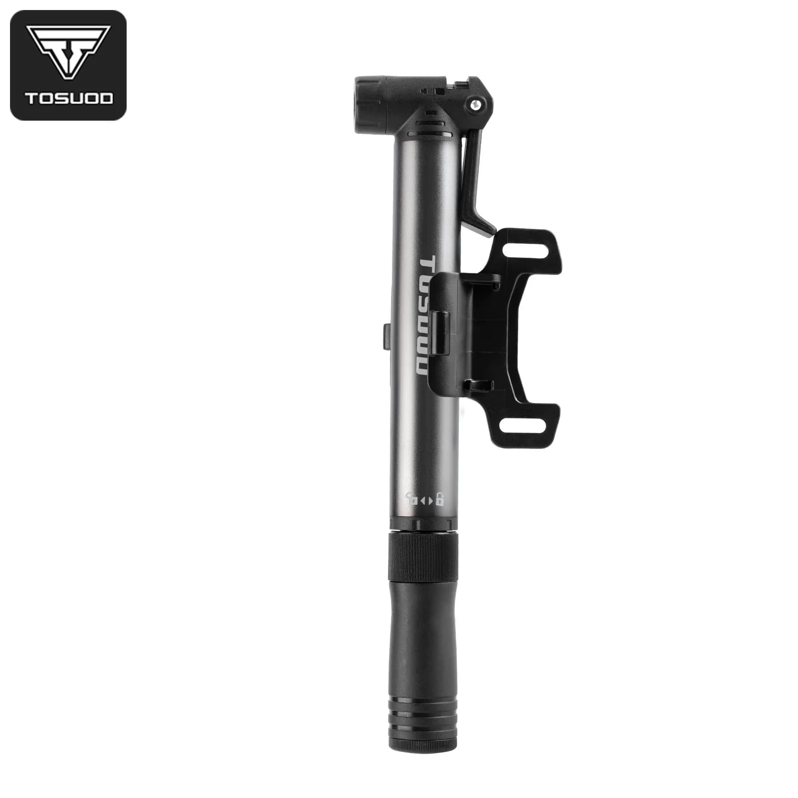 Pompa per Bicicletta TOSUOD, Gonfiatore Portatile per Pneumatici, Compatibile con Valvole Schrader e Presta, per MTB e Bici da Strada