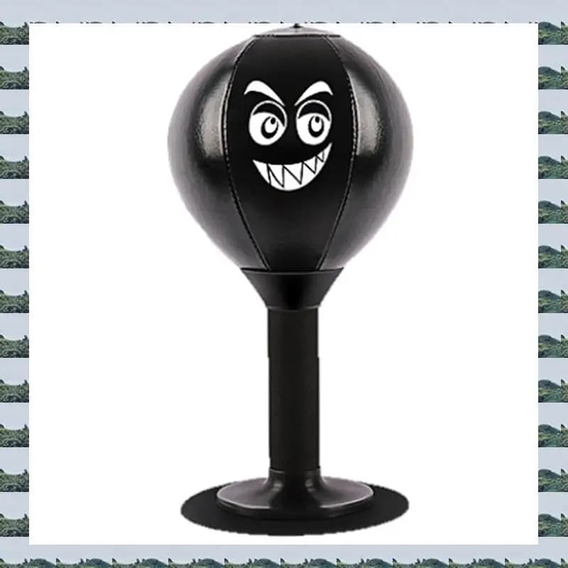 ABQR Table boxing bag, Antistress Buster with office table suction cup and children counters Connectors and friends