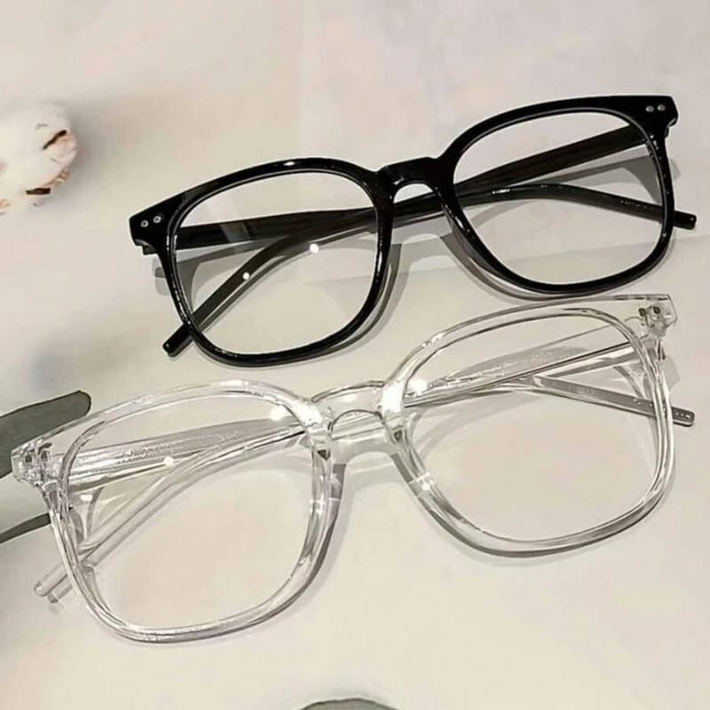1/2 Pairs of Square Frame Glasses Blue Light Blocking Computer Goggles Suitable for Both Men and Women Suitable for Smartphones