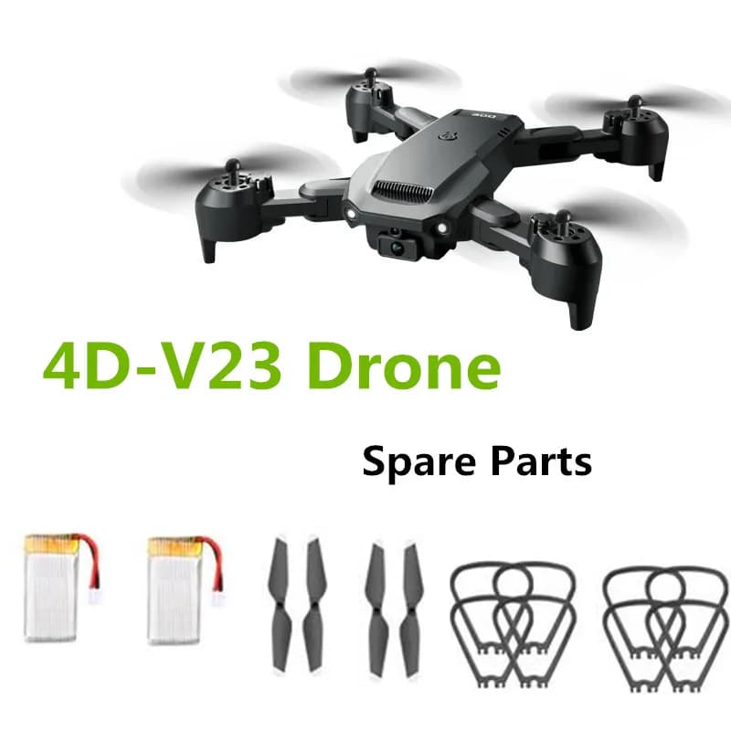 3.7V 1000mAh batteria/proteggere telaio/elica foglia d'acero per V23 Mini RC Drone RC Drone 4D-V23 pezzi di ricambio