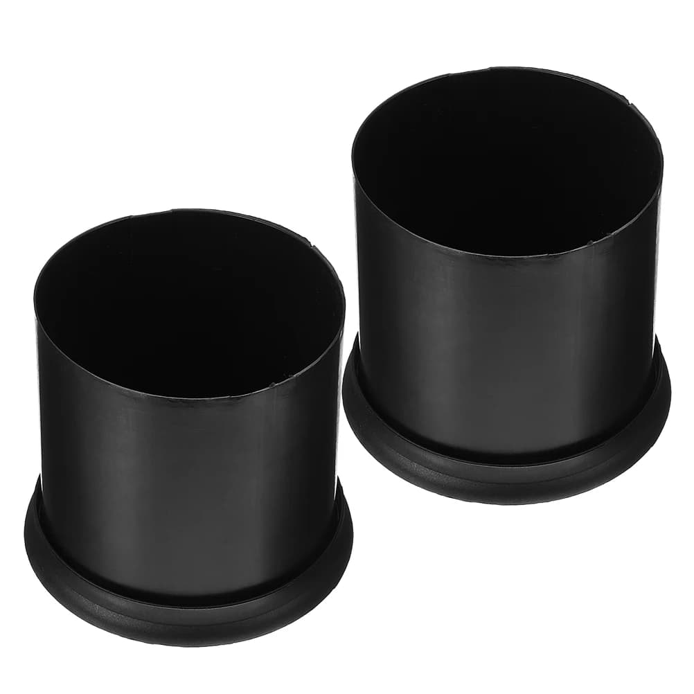 2pcs Toilet Brush Holder Bowl Plastic Base Anti-Splash Design Round Bottom Base For Toilet Brush Bathroom Cleaning Accessories