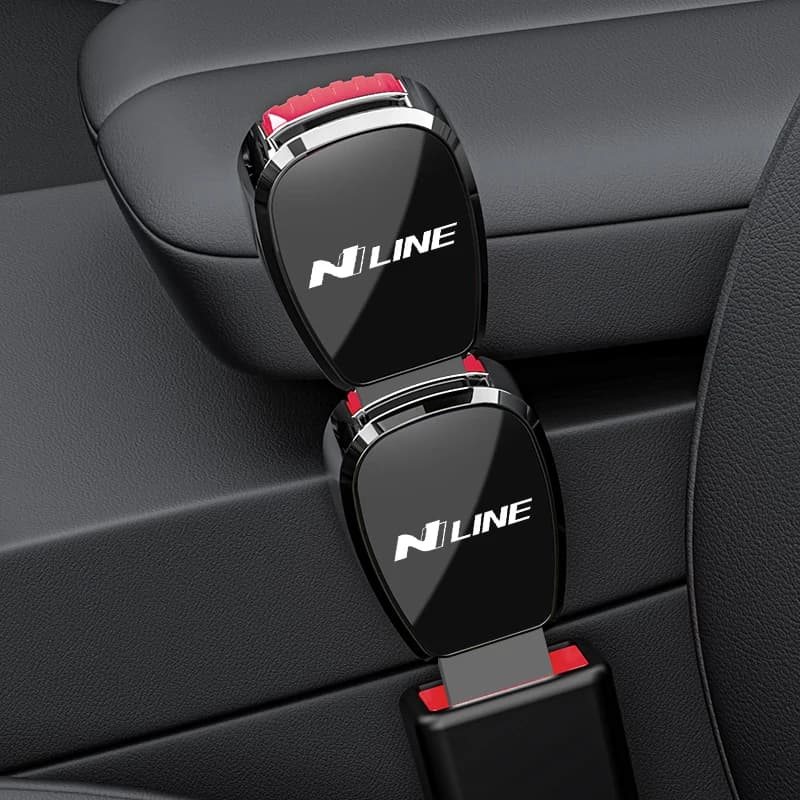 Auto Cintura di Sicurezza Clip Extender Cintura di Sicurezza Blocco Fibbia Accessori Per Hyundai N LINE I30 I20 I10 Creta Bayon Venue Tucson Kona