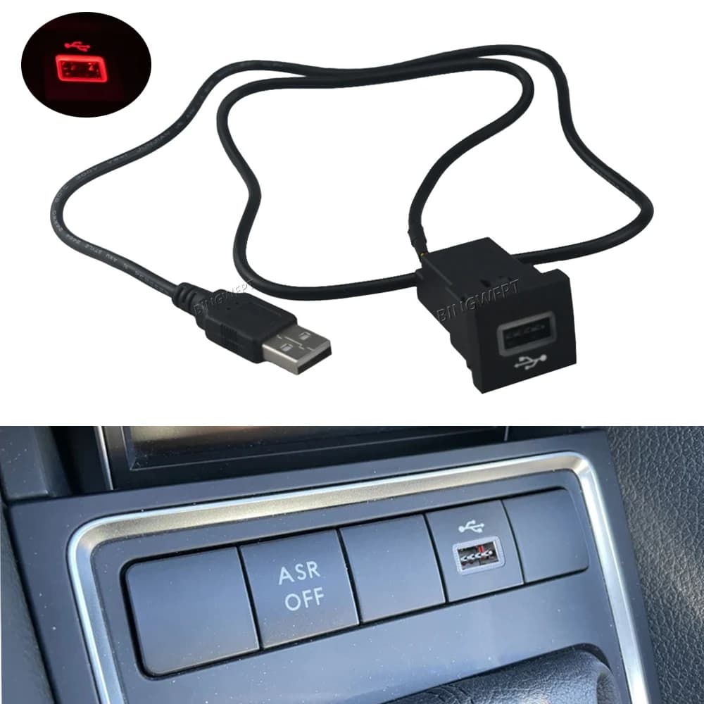 Per VW Golf 6 Jetta 5 MK5 Scirocco 2006-2012 Adattatore di Ingresso USB Audio Radio U-disk Flash Presa Cavo di Interfaccia