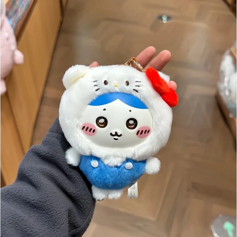 Nuovo Arrivo - Portachiavi in Vinile Chiikawa Usagi Originale, Scatola a Sorpresa, Simpatico Peluche, Ciondolo per Zaino, Giocattoli Decorativi per Ragazze, Regali
