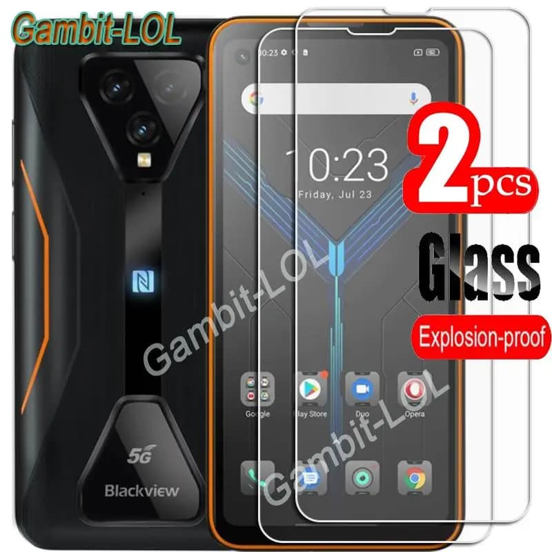 Per Blackview BL5000 5G Protezione in vetro temperato SU BlackviewBL5000 Pellicola proteggi schermo da 6,36 pollici per smartphone