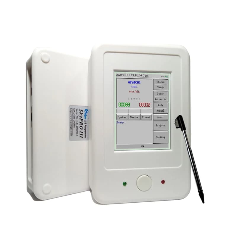 Latest SkyPRO III USB Programmer Offline Programmer Chip Programmer for FLASH AVR STM32 STM8 N76E003