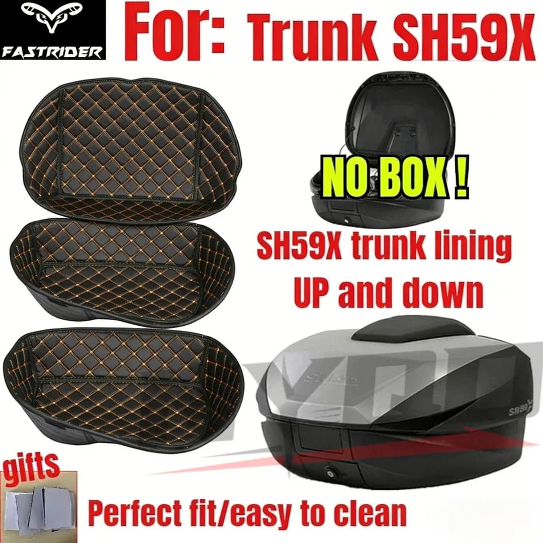 Tail Box Pad Motorcycle Trunk Lining For SHAD SH59X Inner Liner for Motorcycle Box Top Case Cover Moto Accessories