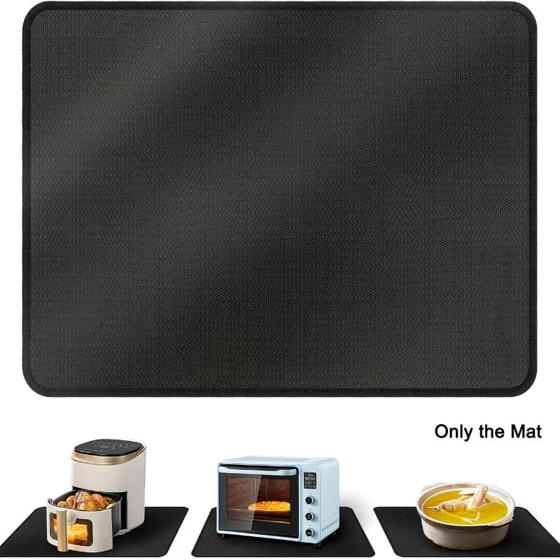 Fire-retardant and Insulating Mat for Air Fryers, Supplies and Heat Resistant Mats to Protect Kitchen Worktop