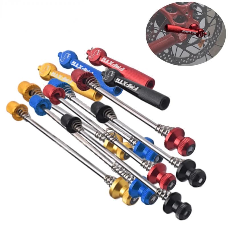 Ruote per biciclette bloccaggio sicurezza sgancio rapido Post spiedini antifurto ultraleggeri MTB Mountain Road Bike accessori
