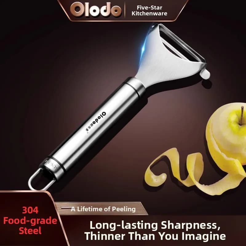Stainless Steel Pelapatate Oil 304 Multifunctional Kitchen Tools for Fruit and Potatoes for Home Use Fruit Scratch