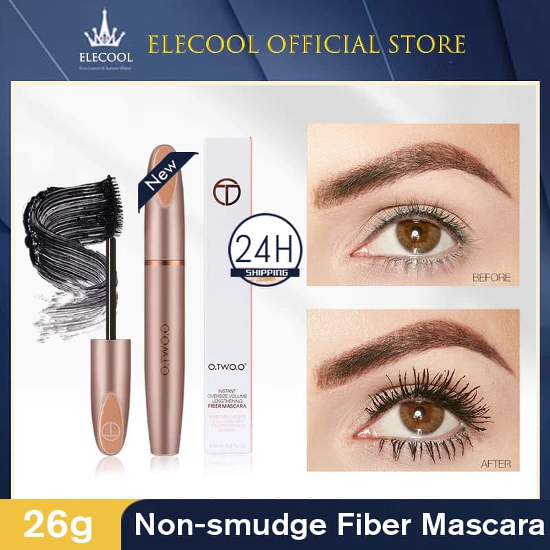 3D Silk Fiber Eyelash Black Mascara Waterproof Long Lasting Lash Mascara spesso Extension ciglia lunghe Make Up Mascara