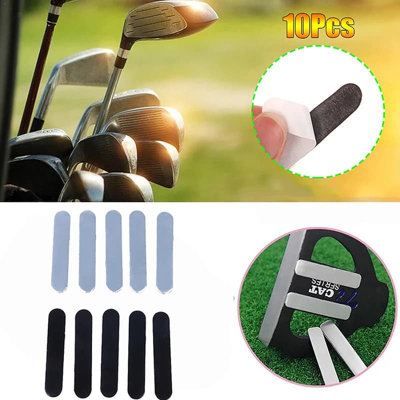 10 Pezzi Nastro Piombo Appesantito per Mazze da Golf, Driver, Ferri, Putter e Racchette da Tennis - Aggiungi Peso per il Swing