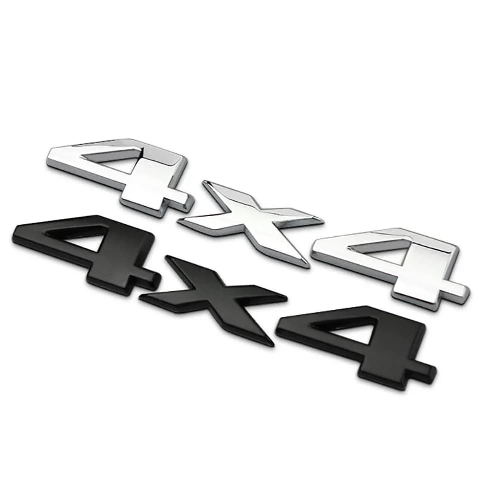 1 Pz Auto 3D Adesivi In Metallo 4WD 4X4 Decalcomanie Per Renault Megane 2 Captur Mitsubishi ASX Suzuki Vitara Jeep Wrangler Peugeot 307 308