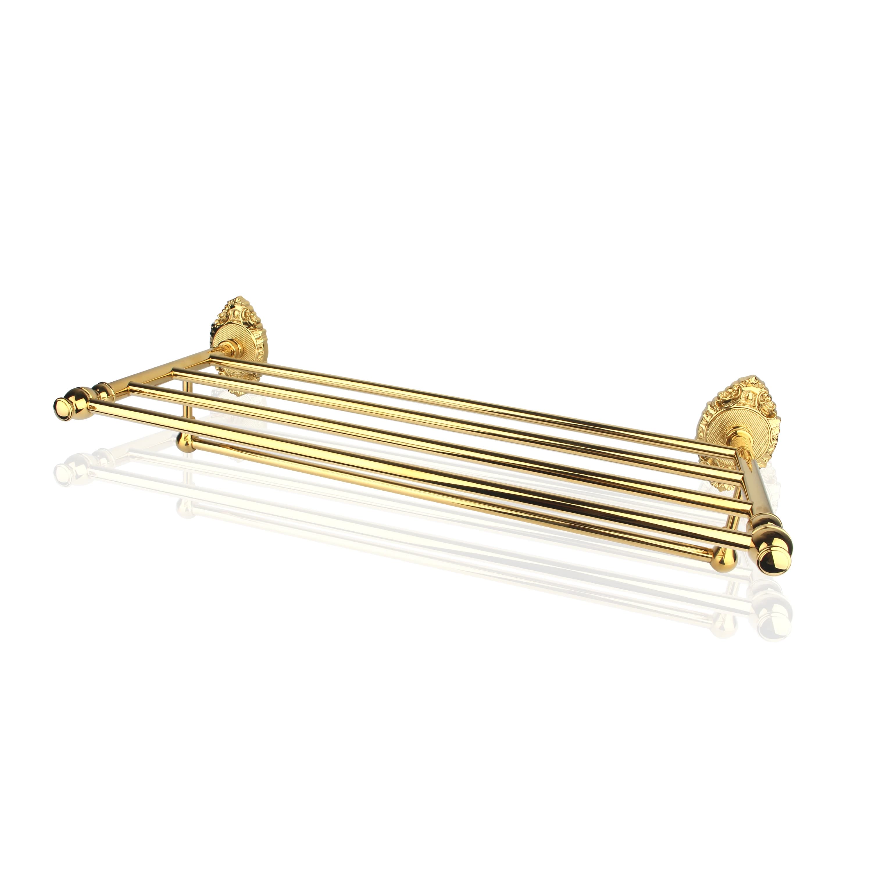 Portasciugamani da parete in oro rosa antico Elegante portasciugamani in ottone per accessori da bagno in rame durevoli per hotel domestici