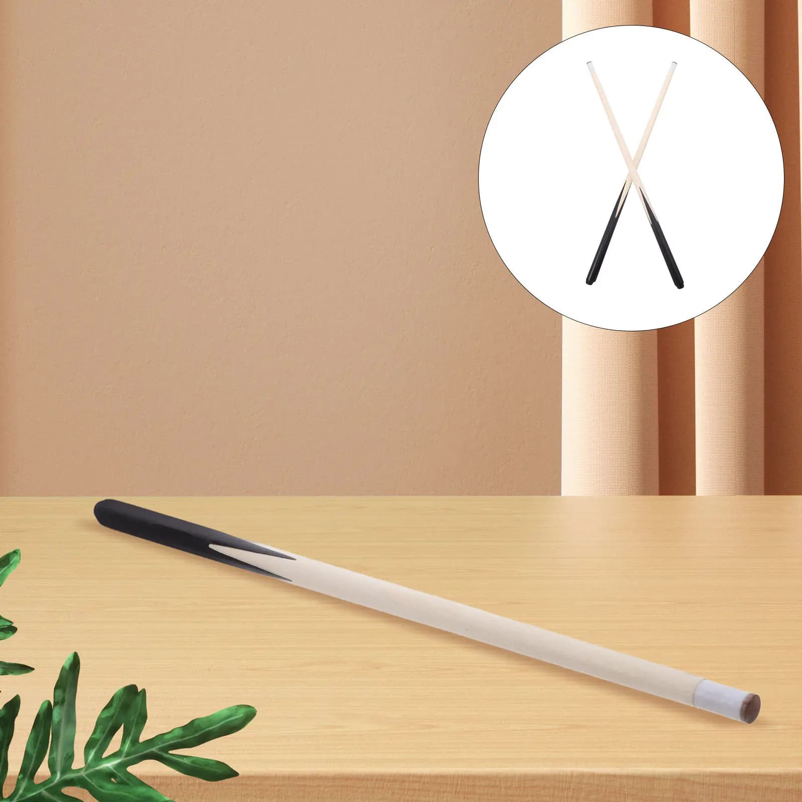 Set di 2 Stecche da Biliardo in Legno, Leggere con Impugnatura Liscia, Compatte e Portatili per Giocare a Biliardo