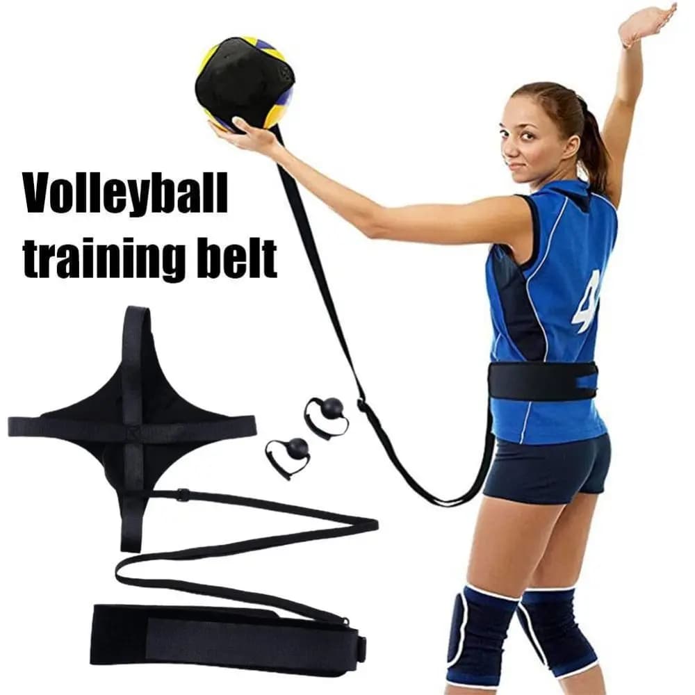 Set di Attrezzi per Allenamento Sportivo: Trainer per Pallavolo, Cintura Elastica per Ritorno Pallone Calcio, Ausilio per Allenamento Calcio