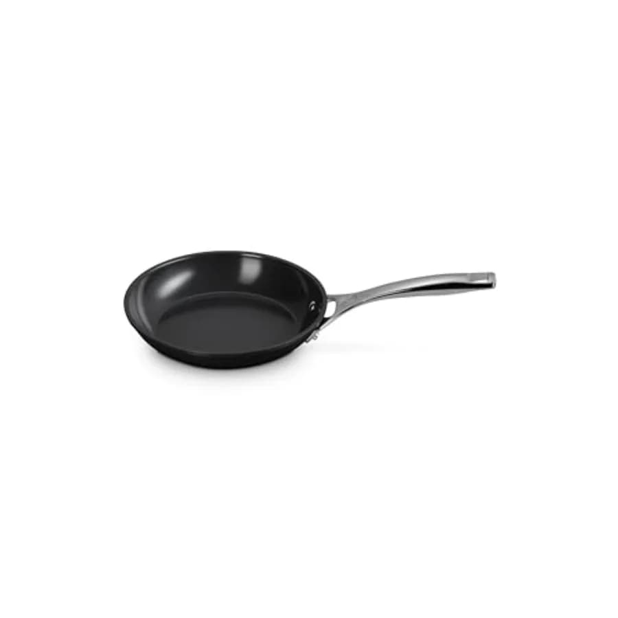 Padella Antiaderente in Ceramica Essenziale per Frittura a Basso Profilo