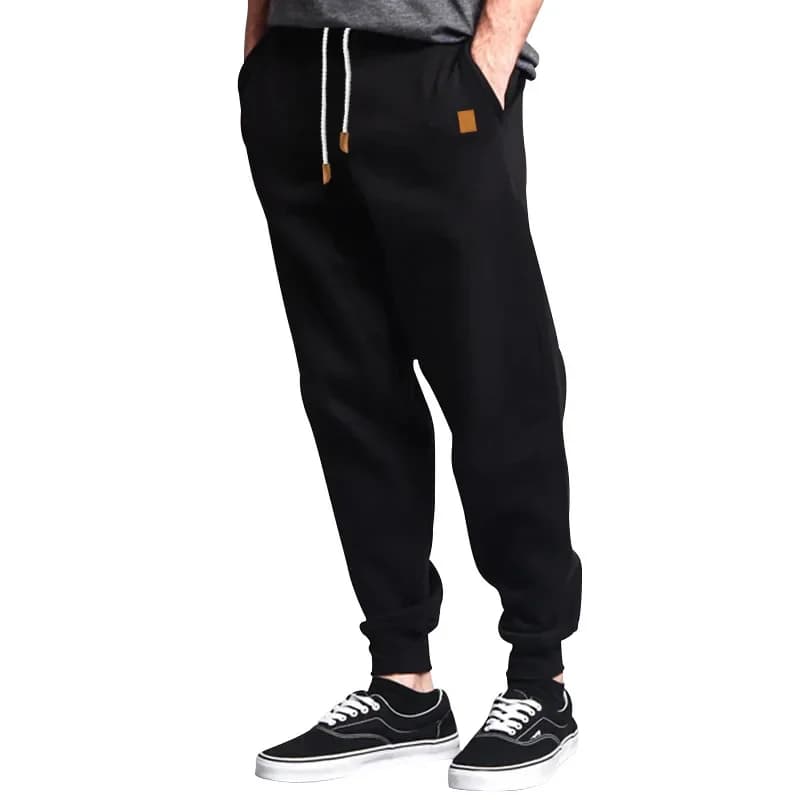 2024 New Men's Winter Fleece Training Pants European and American Leggings Sports Fitness Pants Men's Sports Pants
