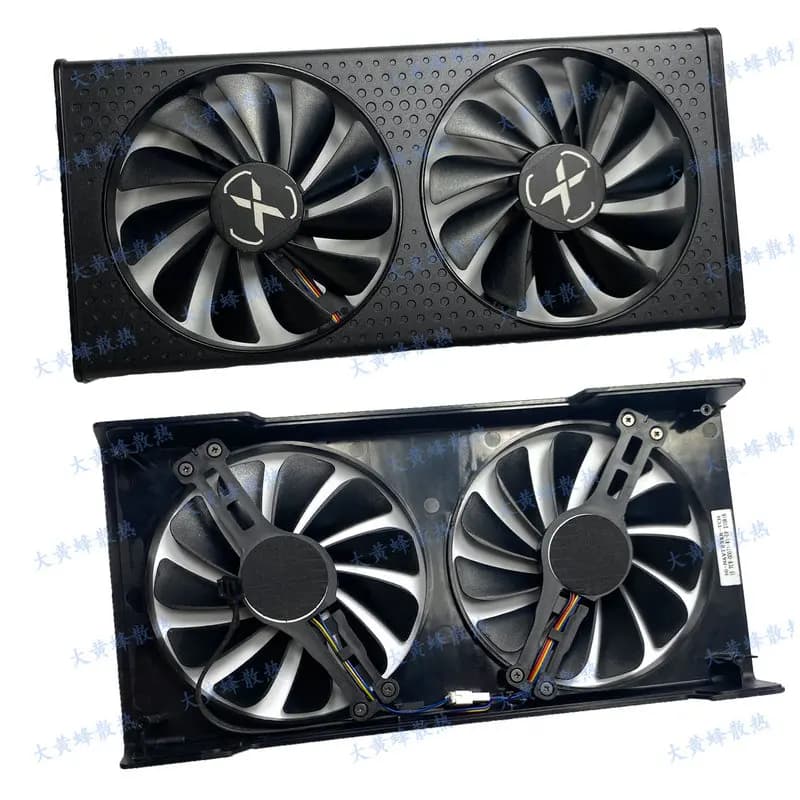 Ventole Originali per Case/Guscio per Schede Video XFX RX6600 6600XT 6650XT Speedster