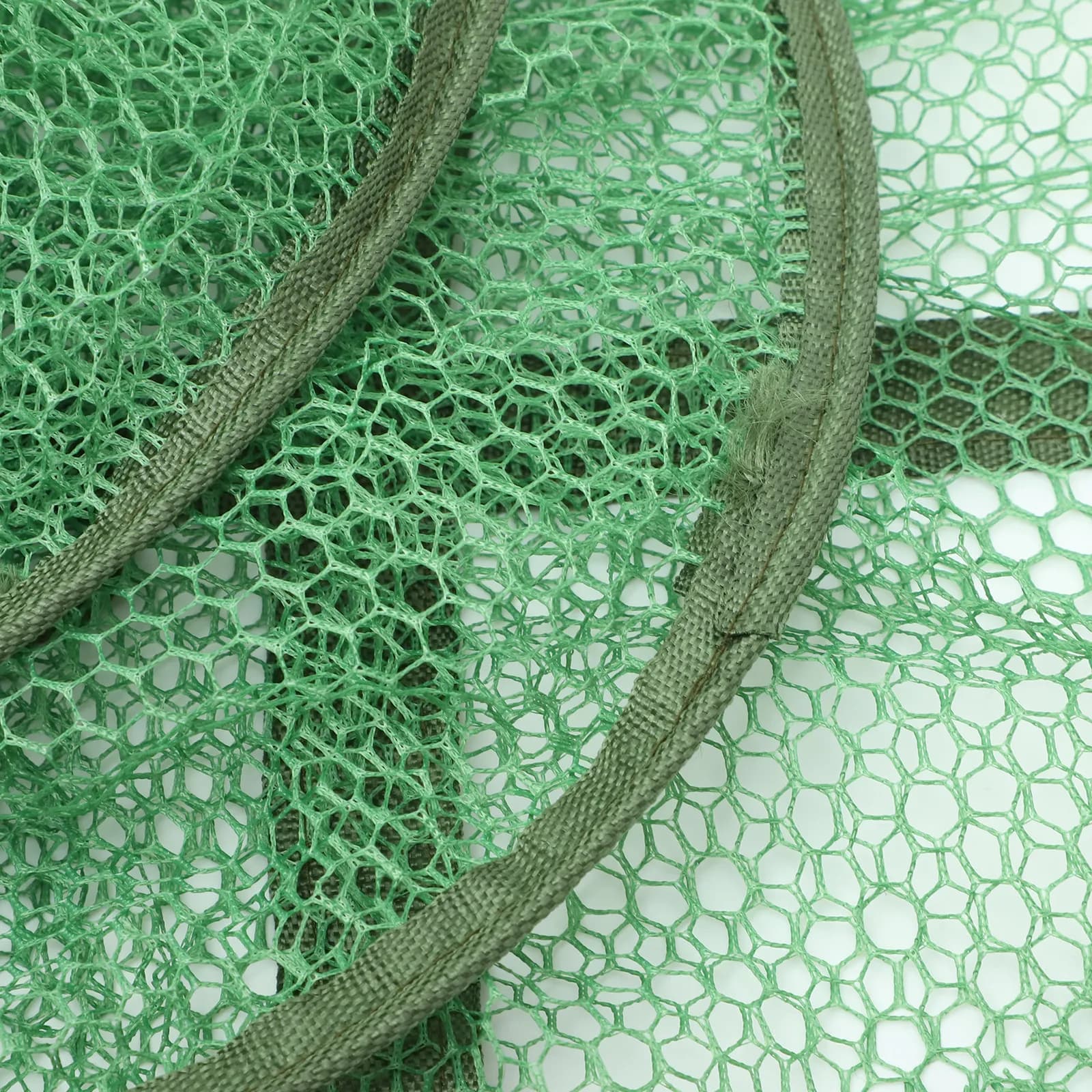 Guadino Pieghevole da Pesca con Design a Palo di Terra, Cesto Porta Pesci in Rete Resistente all'Usura per Conservazione di Pesci Vivi, Portatile