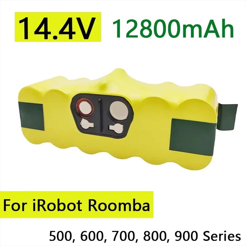 Batteria NI-Mh di ricambio 12800mAh 14,4V lpega per iRobot Roomba 500 600 700 800 Series roomba 530 555 560 581 620 650 760 880